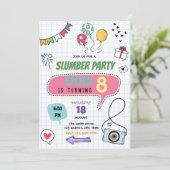 スランバースリーポバーモール清掃狩り誕生日 招待状 (スタンド正面)