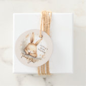 スランバーバニーベビーシャワーお気に入りギフトラベル フェイバータグ (インサイチュ)