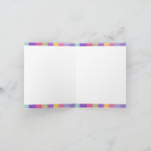 スランバーバースデーパーティー折り畳み招待状 招待状 (内部)