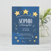 スランバーパーティの招待状スリーポバー誕生日 招待状 (スタンド正面)