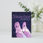 スランバーパーティの招待状: nightshine インビテーションポストカード (スタンド正面)