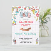 スランバーパーティーの招待 招待状 (スタンド正面)