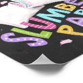 スランバーパーティーウェルカムサインパジャマススリーポバーガール ポスター (角)