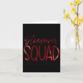 スランバーパーティークルースリーポバースクワッドパジャマハロウィー カード (黄色い花)