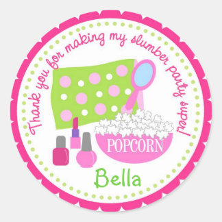 スランバーパーティーシール ラウンドシール