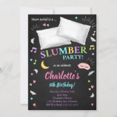 スランバーパーティースリーポバーガールズ招待状 招待状 (正面)