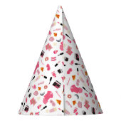 スランバーパーティースリーポバーテント子供の誕生日パーティー パーティーハット (裏面)