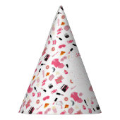 スランバーパーティースリーポバーテント子供の誕生日パーティー パーティーハット (左)