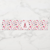 スランバーパーティースリーポバーテント子供の誕生日パーティー ペットボトルラベル (シングルラベル)