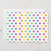 スランバーパーティースリーポバーバースデーパーティ招待状 招待状 (裏面)