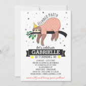 スランバーパーティースース招待状 招待状 (正面)