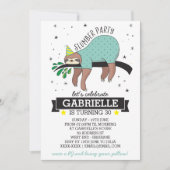 スランバーパーティースース招待状 招待状 (正面)