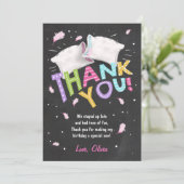 スランバーパーティーパジャマサンキューカードスリーポバー サンキューカード (スタンド正面)