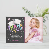 スランバーパーティーパジャマサンキューカードスリーポバー サンキューカード (スタンド正面)