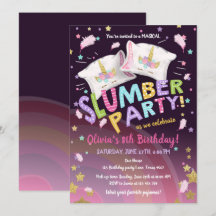 スランバーパーティーパジャマススリーポバーマジカルユニコーン