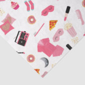 スランバーパーティーピンクガールキッズパターン 薄葉紙 (詳細)