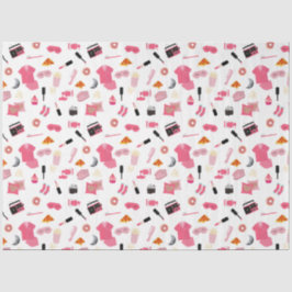 スランバーパーティーピンクガールキッズパターン 薄葉紙