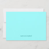 スランバーパーティー写真テンプレート 招待状 (裏面)