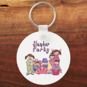 スランバーパーティー女子 キーホルダー (正面)