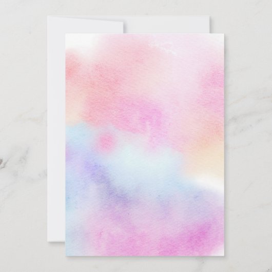 スランバーパーティー誕生日招待状 招待状 (裏面)