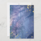 スランバーパーティー誕生日絞り染めおもしろいプリント 招待状 (裏面)