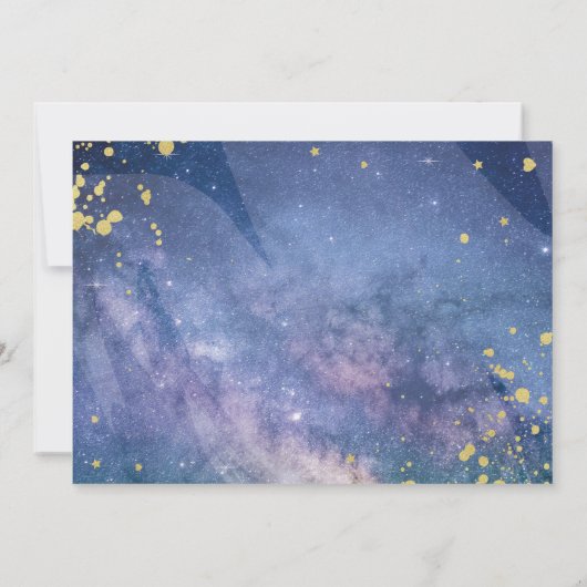 スランバーパーティー誕生日絞り染めおもしろい写真 招待状 (裏面)