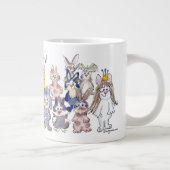 スランバーパーティー21漫画うさぎ大きなコーヒーマグ ジャンボコーヒーマグカップ (右)