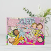 スランバーパーティー – スリープオーバー 招待状 (スタンド正面)