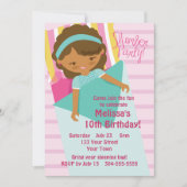 スランバーパーティー 招待状 (正面)