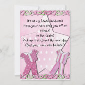 スランバーパーティー-招待状 招待状 (裏面)