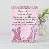 スランバーパーティー-招待状 招待状 (スタンド正面)