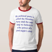 スランバーパーティーTシャツ Tシャツ (正面)