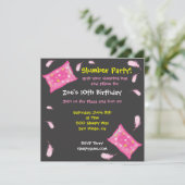 スランバー・パーティーのピローファイトの招待状 招待状 (スタンド正面)