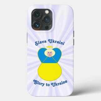 スラヴァ・ウクライナ Glory to Ukraine エンジェル iPhone 13 Proケース