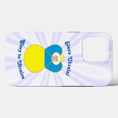 スラヴァ・ウクライナ Glory to Ukraine エンジェル Case-Mate iPhoneケース (裏面 (横))