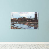 スラードミルのビュー キャンバスプリント (インサイチュ (ウッドフロア))