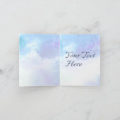 スラー・ムルク・クルアーン聖句ムスリム折り畳みグリーティングカード カード (内部)