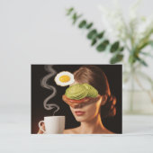 スリアルアボカドトマトトーストブレックファースト ポストカード (スタンド正面)