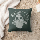 スリインイットおもしろいサンタスリハイクリスマス クッション (ブランケット)