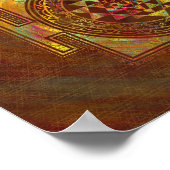 スリカラフルヤントラ/スリチャクラ ポスター (角)