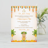 スリサタナラヤンカタ招待状カード 招待状 (スタンド正面)