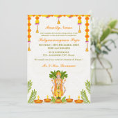 スリサタナラヤンポハ招待状カード 招待状 (スタンド正面)