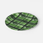 スリサーリン™タータンチェック格子模様 ペーパープレート (アングル)