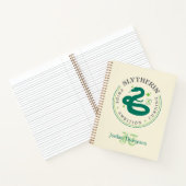 スリザリン™グリーンスネークハウスプライドバッジ ノートブック (内部)