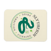 スリザリン™グリーンスネークハウスプライドバッジ マグネット (横)