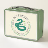 スリザリン™グリーンスネークハウスプライドバッジ メタルランチボックス (裏面)