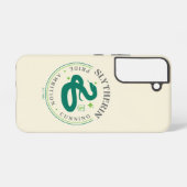 スリザリン™グリーンスネークハウスプライドバッジ SAMSUNG GALAXYケース (裏面横)