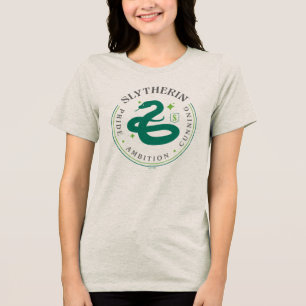 スリザリン™ グリーン・スネーク寮のプライド・バッジ トライブレンドTシャツ