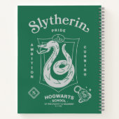 スリザリン™ 自慢  野心  狡猾  紋章 ノートブック (裏面)
