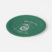 スリザリン™ 自慢  野心  狡猾  紋章 ペーパープレート (アングル)